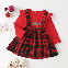 Red/Top+Red/Suspender Dress