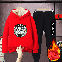 Red01/Top+Black01/Trousers