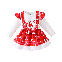 White/Bodysuit+Red/Skirt