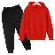 Red/Hoodie+Black/Trousers