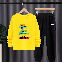 Yellow01/Pullover+Black01/Trousers