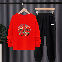 Red04/Pullover+Black01/Trousers
