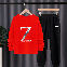 Red03/Pullover+Black01/Trousers