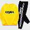 Yellow02/Pullover+Black02/Trousers