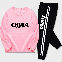 Pink02/Pullover+Black02/Trousers