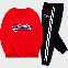 Red03/Pullover+Black03/Trousers