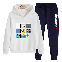White04/Hoodie+Navy01/Trousers